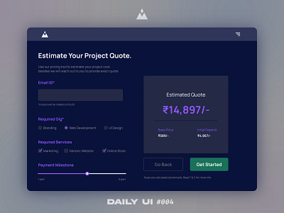 Freelance Gig Calculator - #DailyUI004