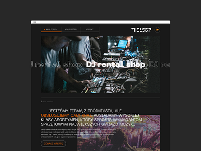 Website for dj rental_shop [the.loop]