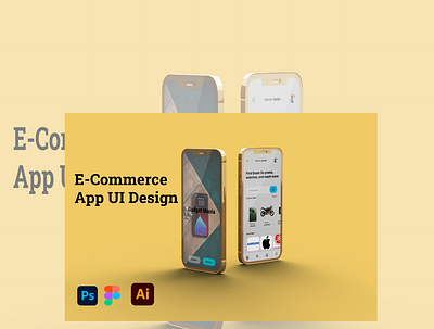 E-commerce APP Ui Design app design graphic design ui