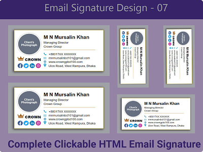 Email Signature Design nice