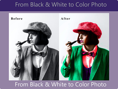 From Black & White to Color Photo attractive black white color design from black white to color photo gorgeous graphic design image editing nice photo photo editing photoshop editing