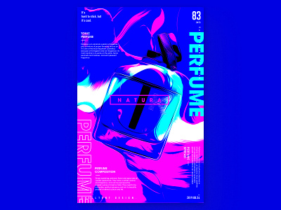 perfume 图形 排版 海报