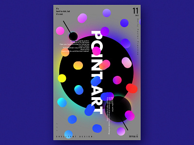 Point Art 图形 新概念 未来主义 海报 设计
