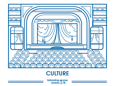 Culture illustrate image opera performance theater vector