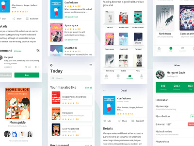 Read Book book ios online read social ui ux