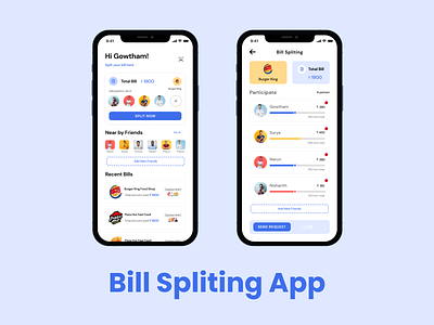 Split Your Bill App UI