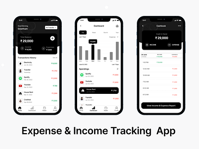 Expense Tracking App UI Design