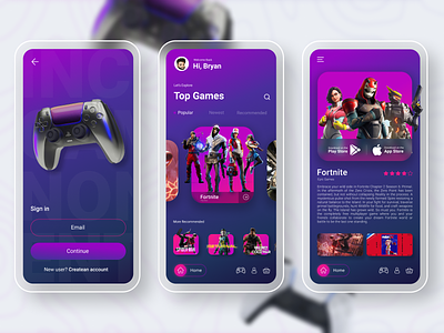 Gaming Store Mobile App - Playstation 3d design app design app ui app us application design branding character design game character glassmorphism graphic design mobile app design mobile app ui mobile app ux playstation trending trending design ui uiux ux