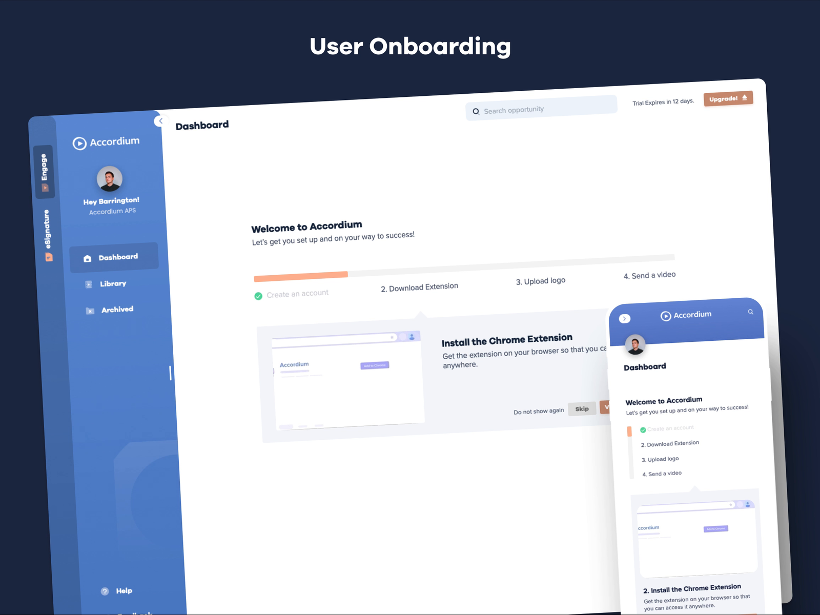 Clean User Onboarding Steps By Baim Kamil On Dribbble