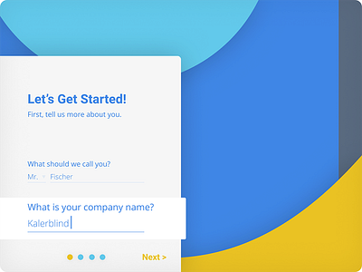 Daily UI Challenge #023 - Onboarding challenge colorful daily simple ui