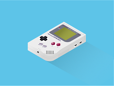 Game Boy DMG 01 Isometric design