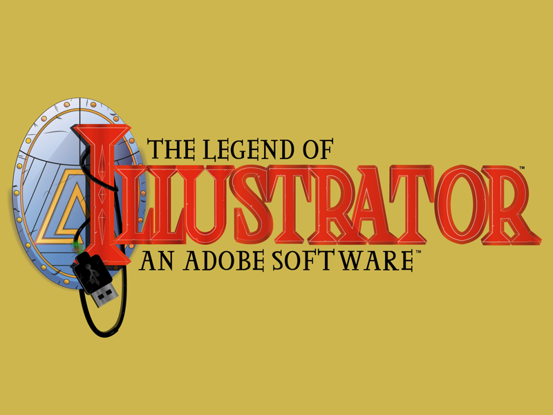 The legend of Illustrator illustration nintendo adobe illustrator zelda