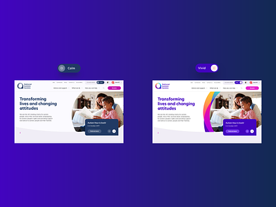 National Autistic Society Accessibility Switcher accessibility case study charity colour digital interface ui ux website