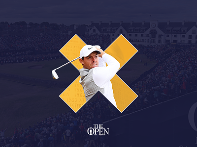 The Open x Delete case study clean digital golf interface live sport the open ui ux web design website