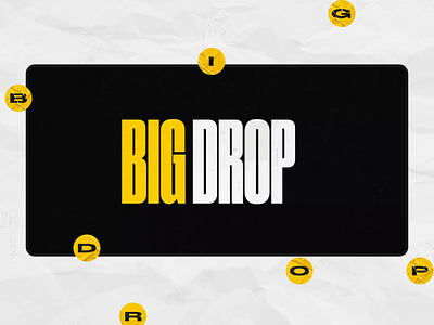 Web site for BigDrop 2 animation design grid grunge landing layout motion shop site ui web