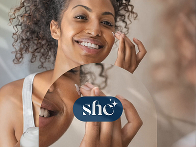 Cosmetic brand "She" animation beauty branding design fashion logo motion site ui web