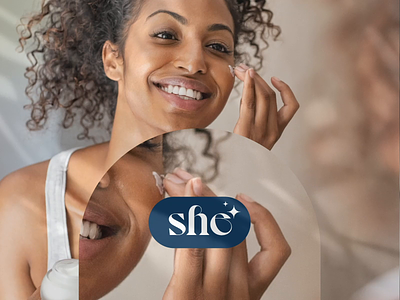 Cosmetic brand "She" animation beauty branding design fashion logo motion site ui web