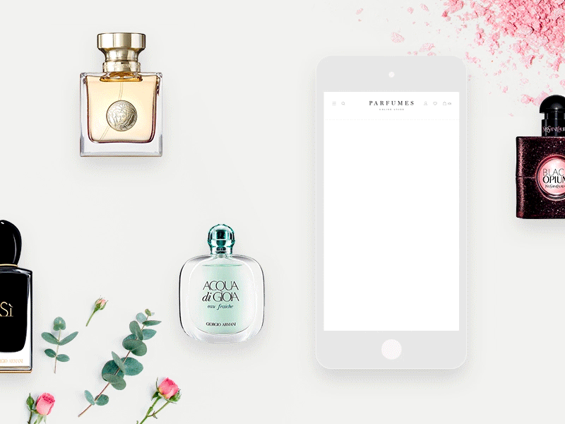 Browse thousands of Perfume Website Landing Page images for design ...