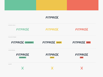 FitproX - Rebrand and Graphic Universe