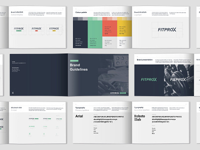 FitproX - Brand Guidelines 3d academy logo animation app brand guidelines brand identity brand manual branding corporate identity design fitness industry fitness logo graphic design guidelines gym logo illustration logo motion graphics personal trainer ui