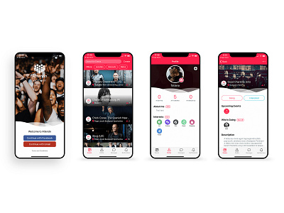Attendn App app concept design events events app final ui ux