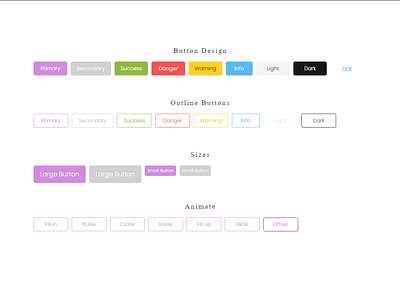 HTML & CSS Button Style by Seda Ballı on Dribbble