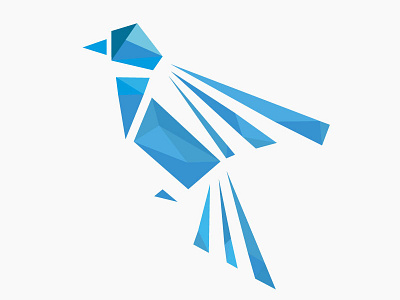 Simple Poly bird illustration lowpoly polygon polygonart