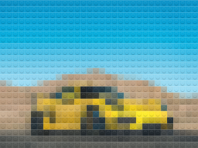 Lego Effect 🎒 graphic design lego effect