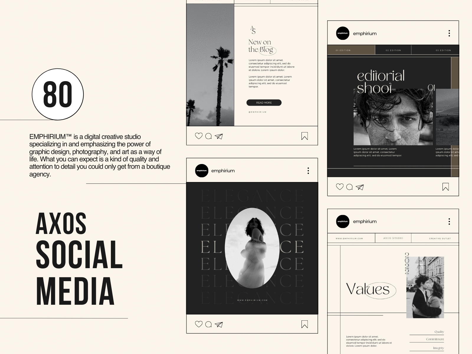 Axos | Social Media Kit | Canva