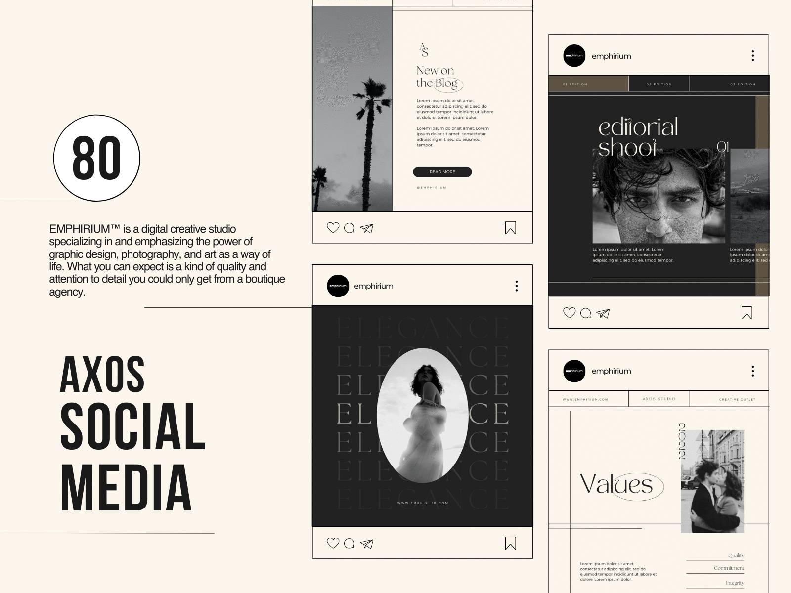 Axos | Social Media Kit | Canva branding canva branding canva kit canva template kit graphic design instagram branding instagram canva kit instagram marketing kit instagram templates social media social media canva kit social media marketing social media template kit