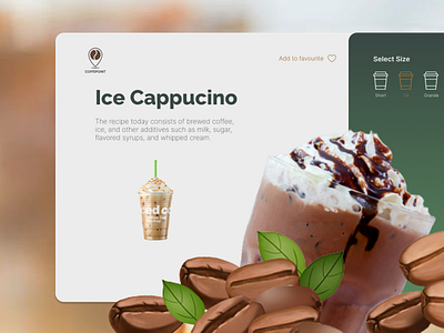 Coffee shop Product cart coffee figma product cart shop web design