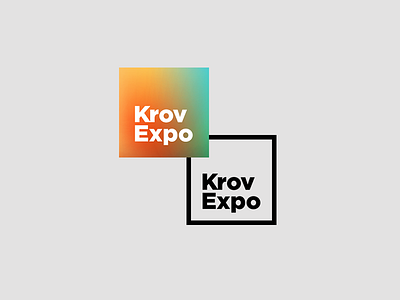 Krovexpo building copper expo house housetop logo logotype oxidation roof square top