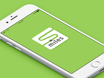 S.miles logotype app application fitness green ios run running track tracker