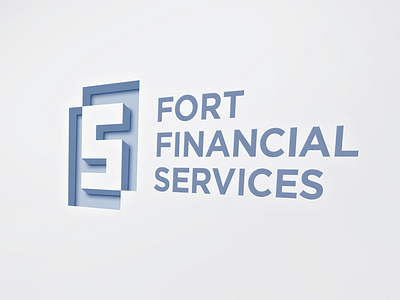 Fort financial systems identity broker finance fintech forex logo logotype trader