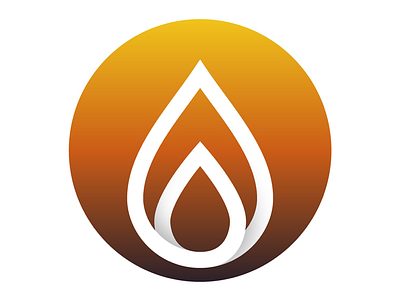 Well-O logo mark gas gradient logo logotype mark oil