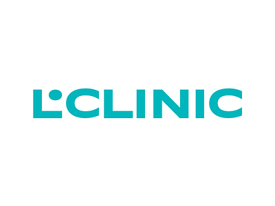 L.Clinic care clinic health logo medicine stomatology type typography