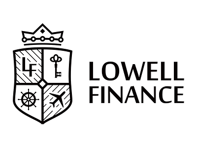 Lowell finance branding finance finances fintech identity logo lowell real estate well
