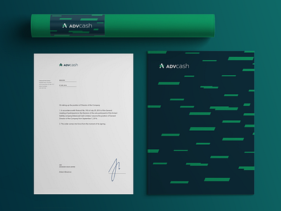 Corporate identity for Advcash advcash bitcoin crypto epayment wallet