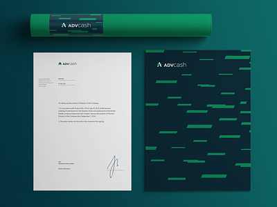 Corporate identity for Advcash