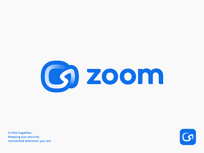 Zoom Logo Redesign Concept app icon app logo arrow branding camera chat conference connection custom design gradient icon identity lettering logo rebranding share typography video logo zoom