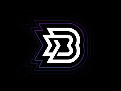 Animated Logo for Ballbass DJ Vlog aftereffects animation blog bolt branding dj electric electronic identity intro letter b lettering logo motion music vlog waves