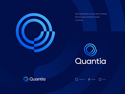 Quantia Final Logo Design