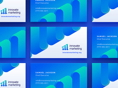 Business cards for Innovate Marketing