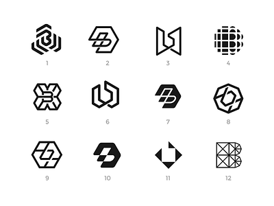 "B" for Bitlle blockchain branding branding identity crypto ethereum fintech lettering logo monogram network symbol typography