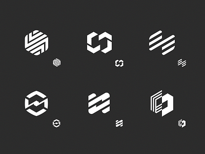 Intermash logo shape exploration black and white branding concept factory flat icon identity industry logo sign machinery mark metal monochrome sketches vector