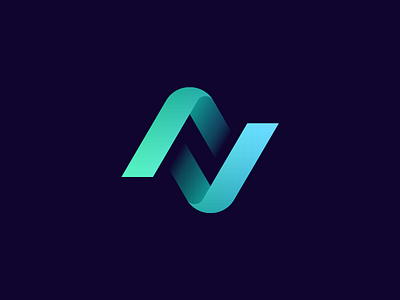 N + Checkmark Logo Concept