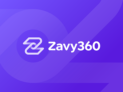 Approved logo design for Zavy360 360 3d app branding identity care custom typography doctor gradient hands health lettering logo medical orbit path patient pattern rotation whirlpool z