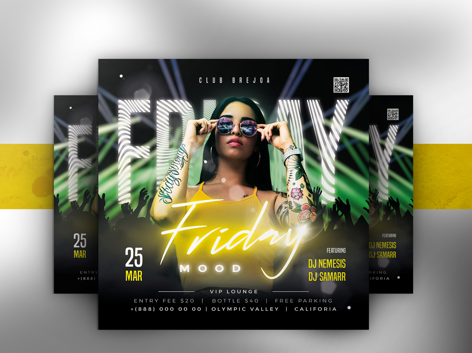 DJ Party Flyer Template by Brejoa on Dribbble