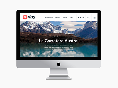 Voy de Viaje animation design development freelance location mobile motion places responsive tourism travel web