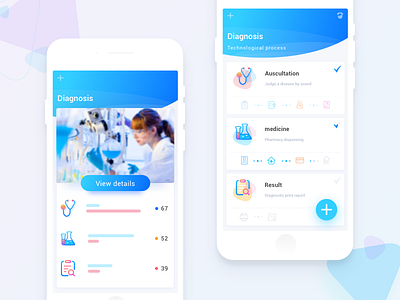 Hospital app colorful doctor hospital interface iphone medical ue ui